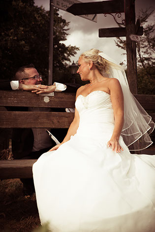 Hochzeitsfoto romantisch