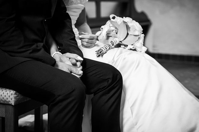 Hochzeitsfoto Hände